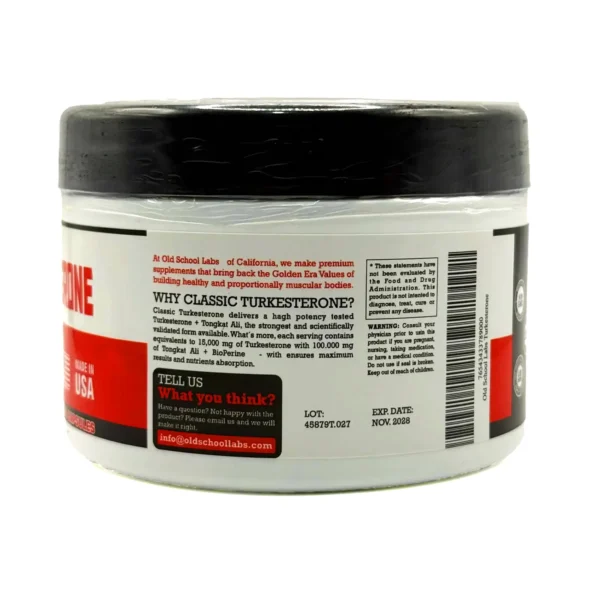 Turkesterone Suplemento Old School x120 Caps - Image 2